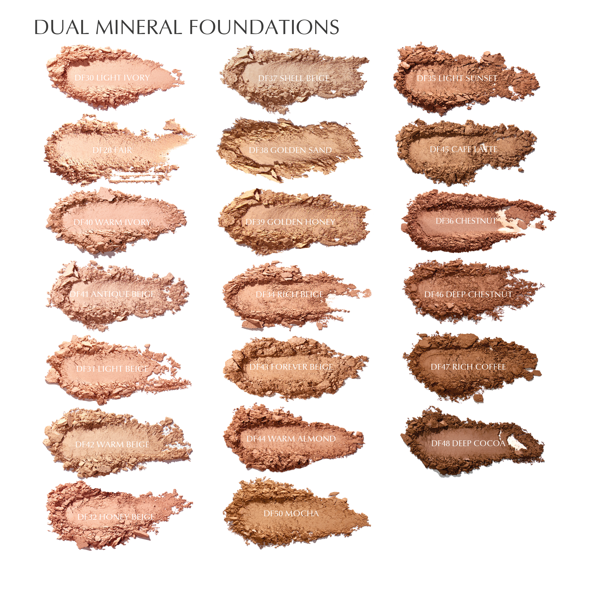 DUAL MINERAL FOUNDATION - SHELL BEIGE - DF37